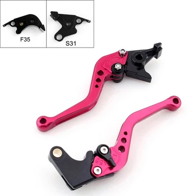 Short Brake Clutch Levers Fit For Suzuki B-King 2008-2011 Red US - Image 1 of 3