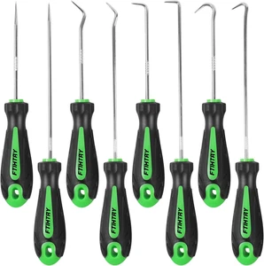8PCS Pick and Hook Set, Set di Ganci Auto di Precisione, Guarnizione Olio Auto/O-Ring - Foto 1 di 12