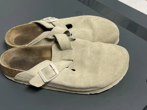 Scarpe Birkenstock Boston donna taglia 7 38 zoccoli scamosciati talpa comodi - Foto 1 di 9