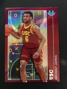 2023-24 Bowman University Chrome - Prodigal Playmakers Bronny James #PP-1 (RC) - Picture 1 of 2