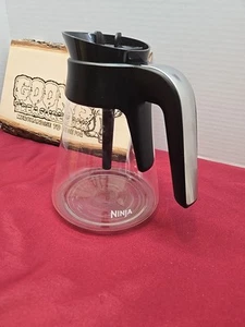 Ninja Coffee Bar 43oz Glass Pot Carafe CF080 CF081 CF082 CF085 CF086 CF087 w Lid - Picture 1 of 9