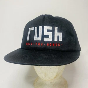 Vintage Rush Roll The Bones Tour SnapBack Hat NEW - Picture 1 of 6
