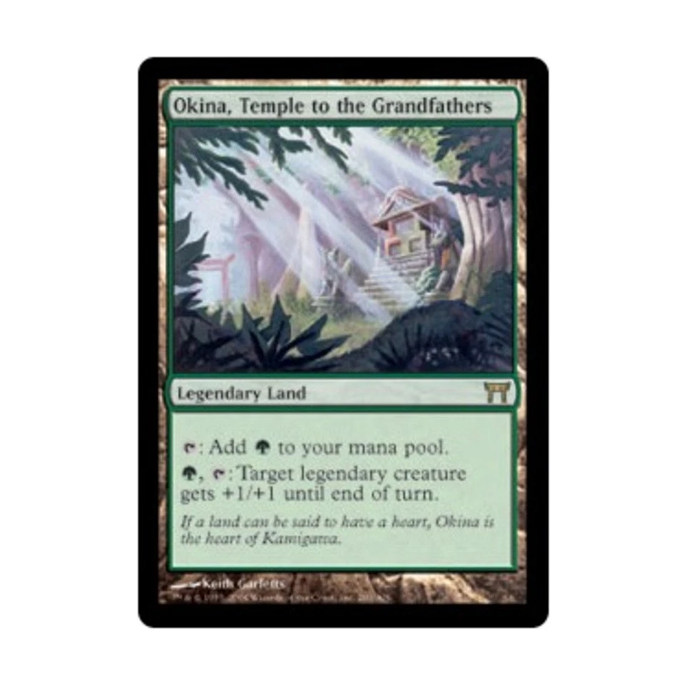 WOTC MtG Champions of Kamigawa Okina, Temple to the Grandfathers (R) (Foil) NM - Image 1 of 1