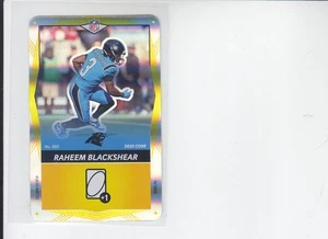 2025 NFL UNO Elite Football Foil SP RAHEEM BLACKSHEAR Yellow Titans #020 - Picture 1 of 1
