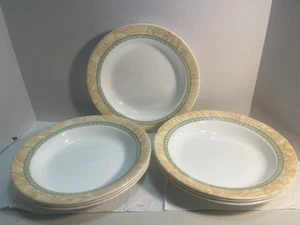 7 CORNINGWARE VITRELLE CORELLE DAMASCUS PATTERN SOUP SALAD BOWL 9" Nice 1976 - Picture 1 of 8