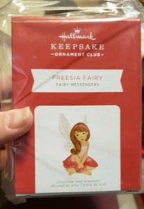 2021 Hallmark Keepsake Freesia Fairy Fairy Messengers Repaint Ornament NIB NEW - Picture 1 of 2