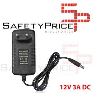 Alimentador 12V 3A DC Jack 5,5-2,1 Fuente alimentacion Electronica Arduino R2027 - Imagen 1 de 1