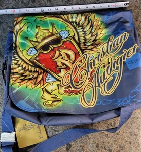 Christian Audigier Messenger Bag  Shoulder Tote NM  - Picture 1 of 2