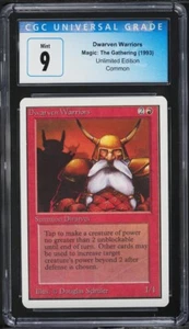 MTG Unlimited Edition 1993 Dwarven Warriors BGS 9.5 GEM MINT Old School 1993 - Picture 1 of 2