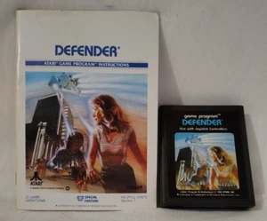 Atari 2600 Defender With Instruction Manual Tested Working - Bild 1 von 2