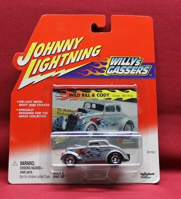 2001 Johnny Lightning/Playing Mantis Willys Gassers Wild Bill & Cody NOC   - Image 1 of 4