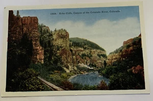 Postal vintage de Echo Cliffs, cañón del río Colorado, Colorado, sin usar - Imagen 1 de 6