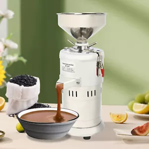 110V Silver Electric Peanut Butter Machine Grain Grinder Aluminum Alloy HR-100Y - Picture 1 of 23