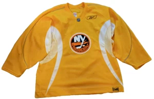 Rare NY Islander Game Worn Yellow Practice "Non Contact" Jersey - Size 58 - Picture 1 of 13
