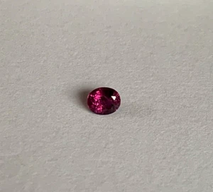 Andy's Gem Garage Sale - 4x3.2mm Ruby Oval .25ct - Natural COLOR   LOVELY! - Picture 1 of 5