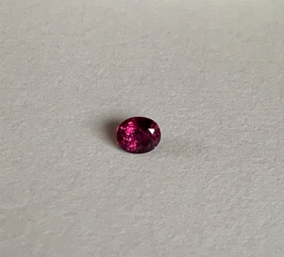 Andy's Gem Garage Sale - 4x3.2mm Ruby Oval .25ct - Natural COLOR   LOVELY! - Image 1 of 4