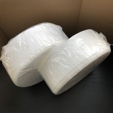 x2 White Round Cake Dummy 8” Styrofoam