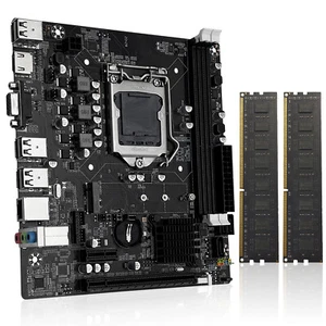 Placa madre H61 2 x 4 GB DDR3 LGA 1155, ITX, PCIe 2.0, 100M LAN, SATA II M.2 - Imagen 1 de 11