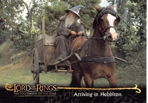2001 Topps The Lord of the Rings The Fellowship of the Ring Arriving in Hobbiton