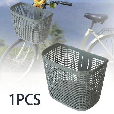 Cesta de bicicleta de plástico para compras de bagagem acessórios de ciclismo cesta de bicicleta - Imagem 1 de 2