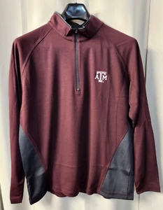 Texas A&M Aggies Pullover Half Zippered Long Sleeve Brand New X Large - Picture 1 of 3