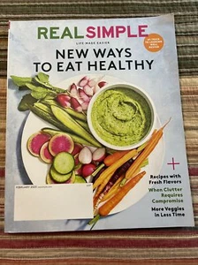 New - REAL SIMPLE Magazine February 2020 New Ways To Eat Healthy More Veggies - Picture 1 of 2