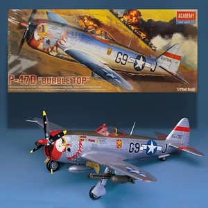 KIT MODELO ACADEMY 12491 1/72 P-47D THUNDERBOLT 'BUBBLE TOP' - Imagen 1 de 4