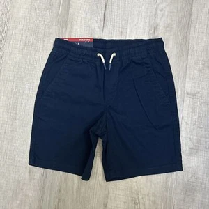 NWT Gap Boy's Elastic Waistband Stretch Soft Twill Shorts Size M (8) Blue - Picture 1 of 21