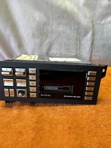 B•83✅86-91 Chrysler Infinity AM\FM ETRC Stereo Cassette OEM PN#4372561 - Picture 1 of 11