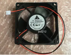 FOR Delta EFB0824EH fan 80*80*25mm 24V 0.21A 2pin - Picture 1 of 4
