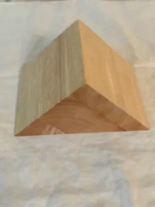Large Wooden Craft Wood Triangle - Picture 1 of 3