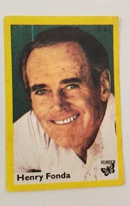 Henry Fonda Vlinder Matchbox Labels Trading Cards Film Music Stars - Picture 1 of 2