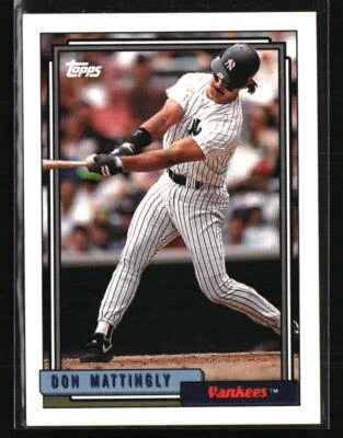 Don Mattingly 1992 Topps #300 Baseball Card - Image 1 of 2