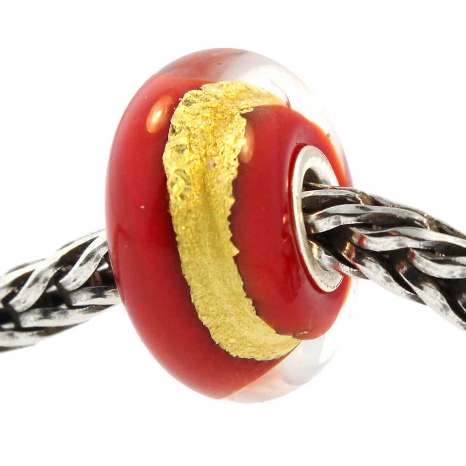 Authentic Trollbeads Glass 62001 Root Chakra