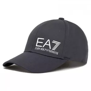 NUOVO CAPPELLO CAPPELLO Emporio armani georgio EA7 GRIGIO cotone UNISEX ronaldo fresco estate - Foto 1 di 5
