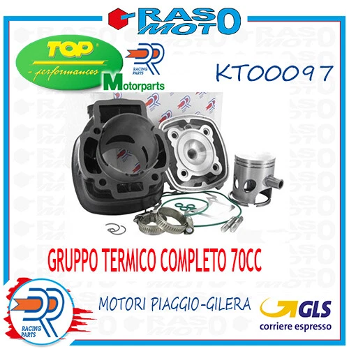 TOP PERFORMANCES GRUPPO TERMICO DR D.48 GHISA PER DERBI GP1 RACE EU2 50 2T 2005 - 2007 KT00097