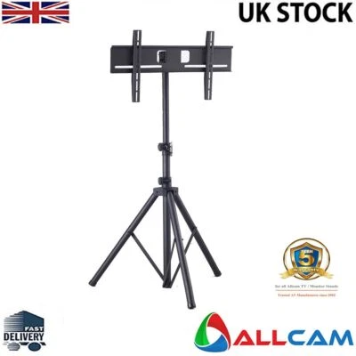 TR941 Portable Tripod TV Floor Stand w/ Mounting Bracket for 32" to 50" LCD/LED - Image 1 of 3