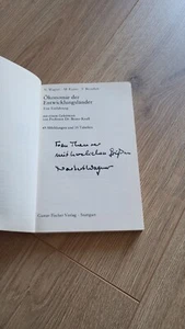 Wagner/Kaiser/B. - Ökonomie der Entwicklungsländer mit Widmung v. Norbert Wagner - Bild 1 von 3