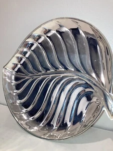 International Silver Company Blatt Serviertablett #8198 versilbert Vintage 8" - Bild 1 von 4