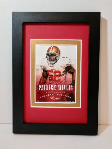 Patrick Willis San Francisco 49ers Display Custom Framed Football Card Plaque Cover