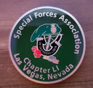 ARMY SPECIAL FORCES ASSOCIATION 2004 Chapter L1 Las Vegas Nevada Challenge Coin - Picture 1 of 6