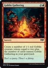 Goblin Gathering (104/259) - Ravnica Allegiance - Common (Foil)