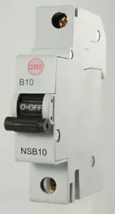 Box Of 10 * WYLEX NSB10 10A SINGLE POLE MCB (7) - Picture 1 of 3