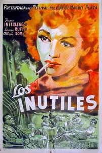I VITELLONI 1953 Federico Fellini - Franco Fabrizi - Venturi ARGENTINE POSTER - Imagen 1 de 1