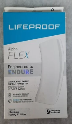 Protector de pantalla LifeProof Alpha Flex para Samsung Galaxy S22 Ultra - Transparente Foto 1 de 2