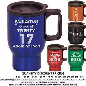 Tazza Tazza Caffè Viaggio Laurea Personalizzata Classe Laurea 2016 Regalo Personalizzata - Foto 1 di 15