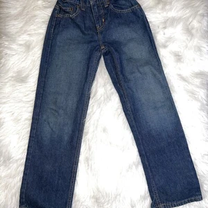 Boys Arizona Relaxed Fit Adjustable Straight Leg Jeans Size 8 Slim Nearly New - Picture 1 of 7