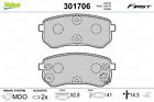 Valeo 301706 Brake Pad Set, Disc Brake For Hyundai,Kia