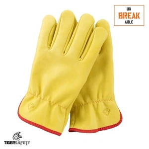 Unbreakable U510 Premium Fleece Lined Leather Thermal Cold Work Drivers Gloves - Picture 1 of 1