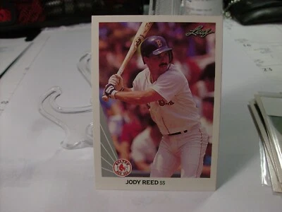 1990 Leaf Baseball #150 - Jody Reed - Boston Red Sox  90-691 - Image 1 of 2